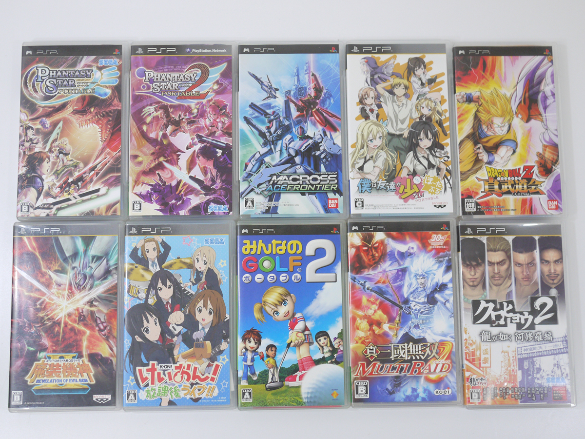psp ☆ジャンク☆PSPソフト 大量50本セット☆A ゲームソフト 50個
