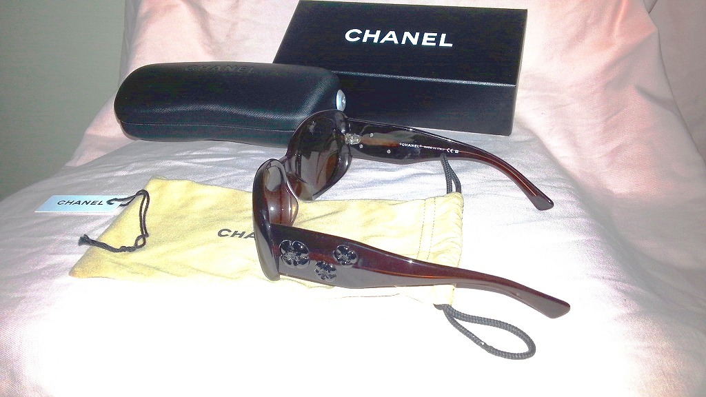 シャネル サングラス カメリア _2