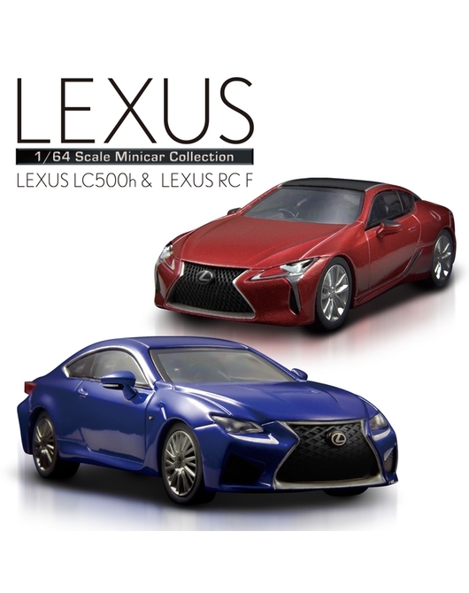 京商 1/64 LEXUS LC500h ＆ LEXUS RC F ミニカーコレクション(6台