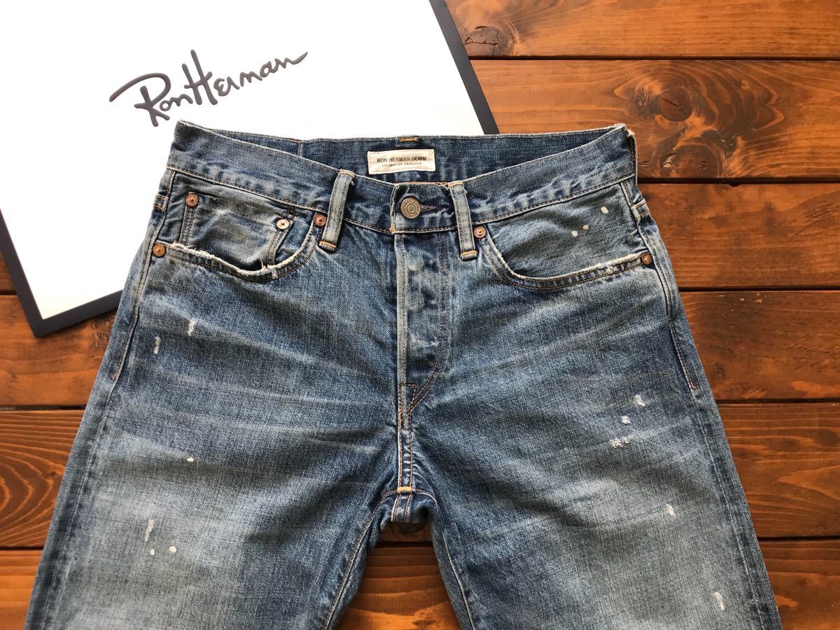Ron Herman DENIM ダメージ加工 デニム インディゴ ロンハーマン Ron 