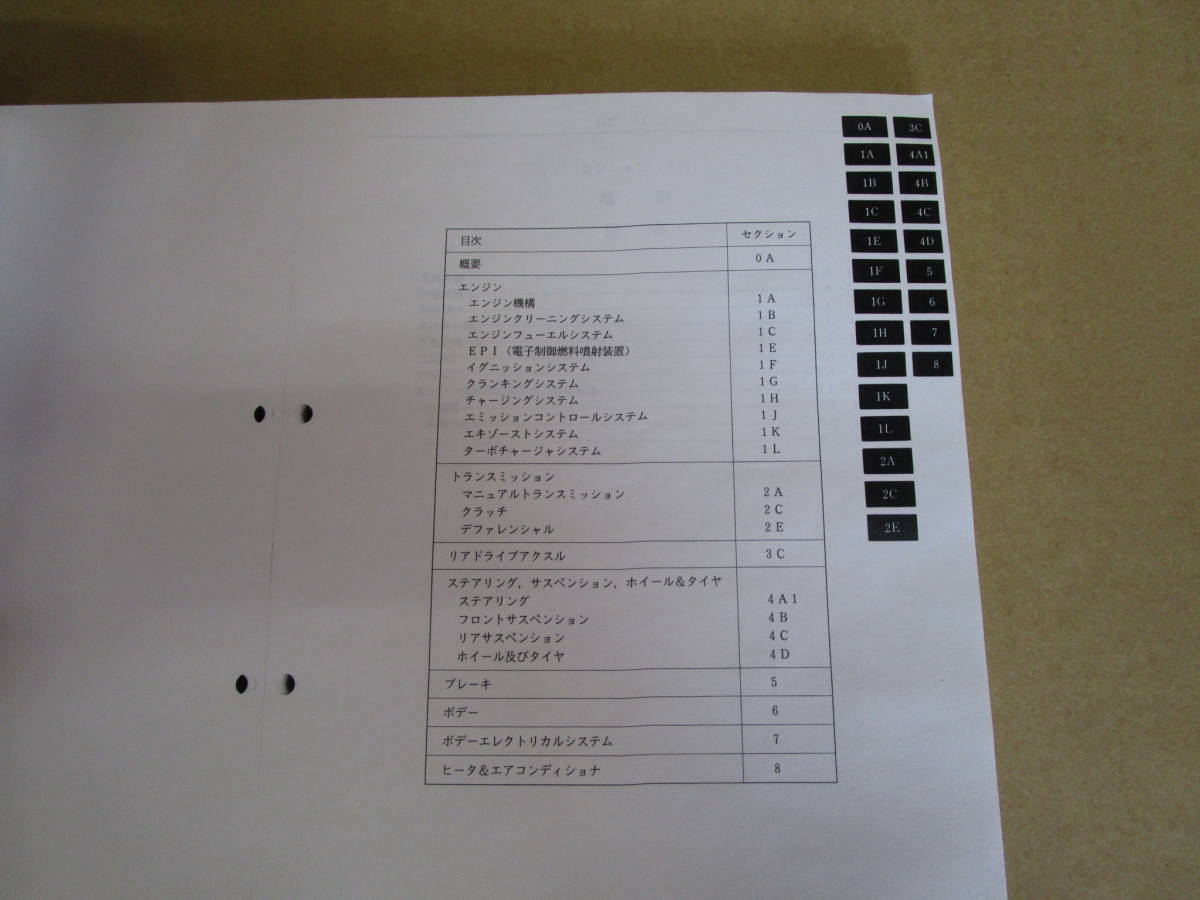 サービスマニュアル PG6SS AZ-1 整備書 マツダ スズキ 整備No.1 0 電気 