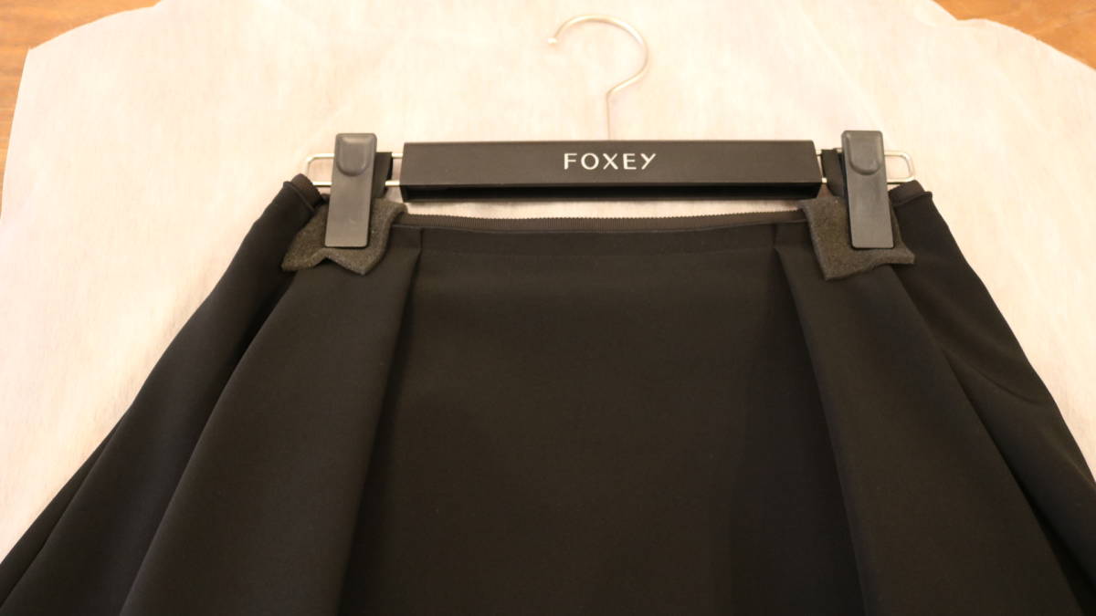 フォクシー FOXEY マットストレッチグログランコート スプリングコート