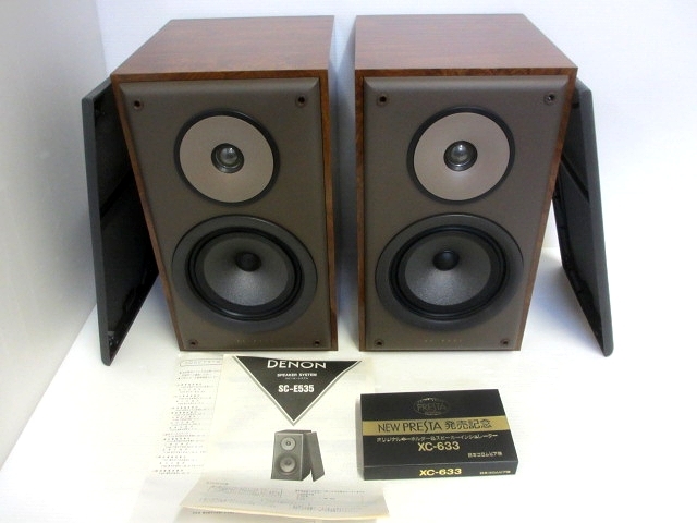 SC-E535 DENON 2個口 DENONスピーカー スタンド付き - 中古オーディオ