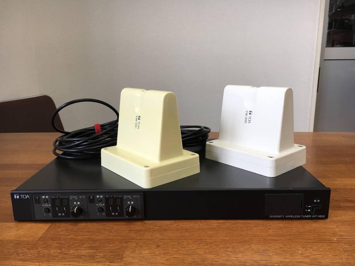 TOA WT-1802 WT-1802TOA DIVERSITY WIRELESS 【公式通販】