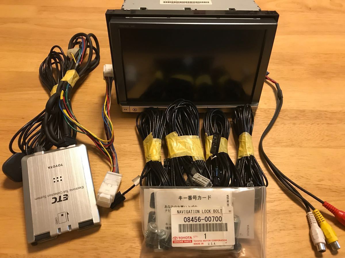 トヨタ純正 8インチ HDDナビ NHZN－X62G ナビ連動ETC VTR線