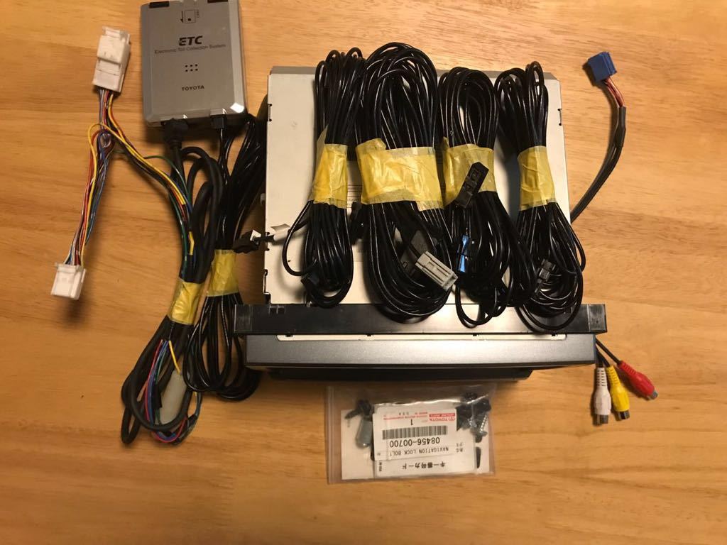 トヨタ純正 8インチ HDDナビ NHZN－X62G ナビ連動ETC VTR線