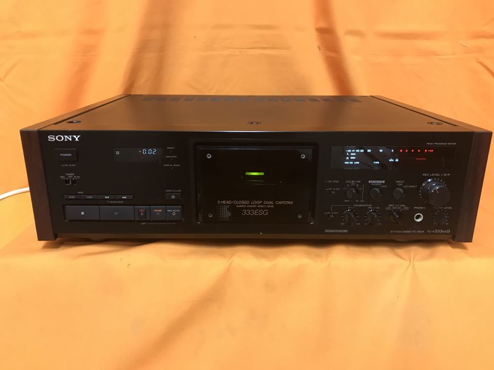 SONY ソニー TC-K333ESG カセット ジャンク JSONY TC-K カセットデッキ