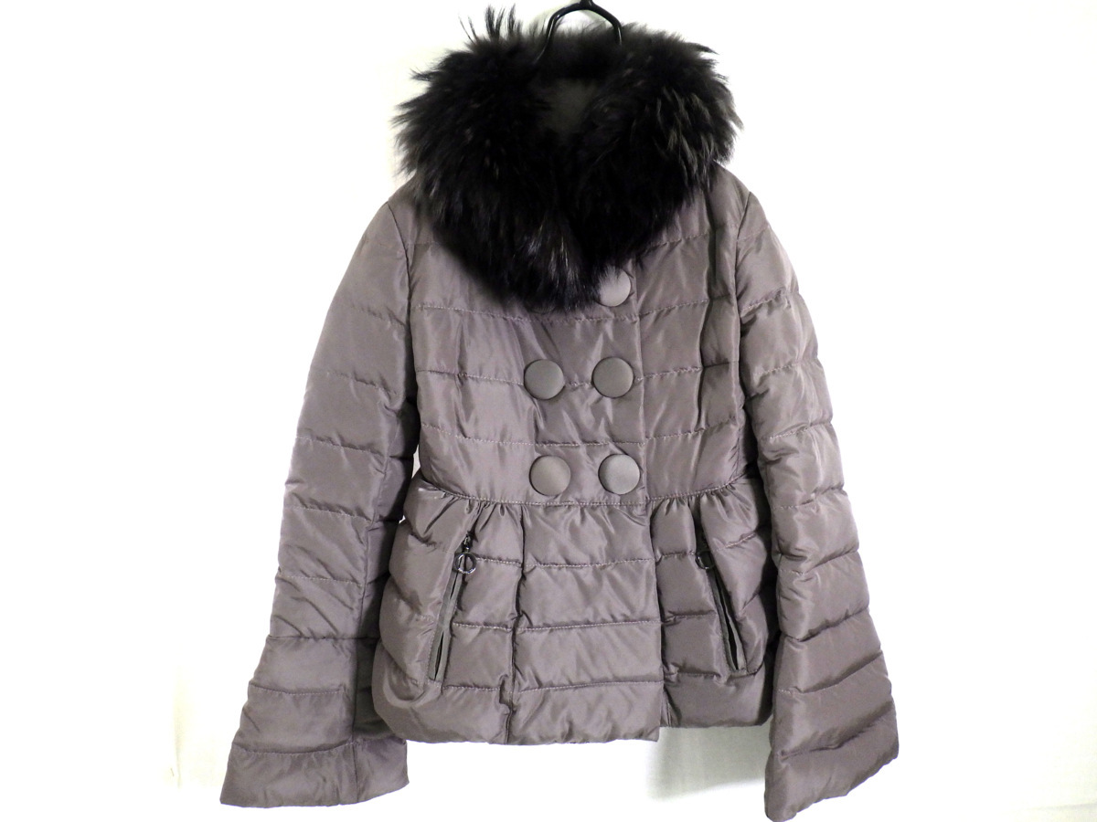 最新作，人気 モンクレール 1 約M ダウン ジャケット アウター コート ファー ショート丈 ボタン あずき色 茶 ブラウン 良品 MONCLER 3744f(1)｜売買されたオークション情報、yahooの商品情報をアーカイブ公開 - 女性用