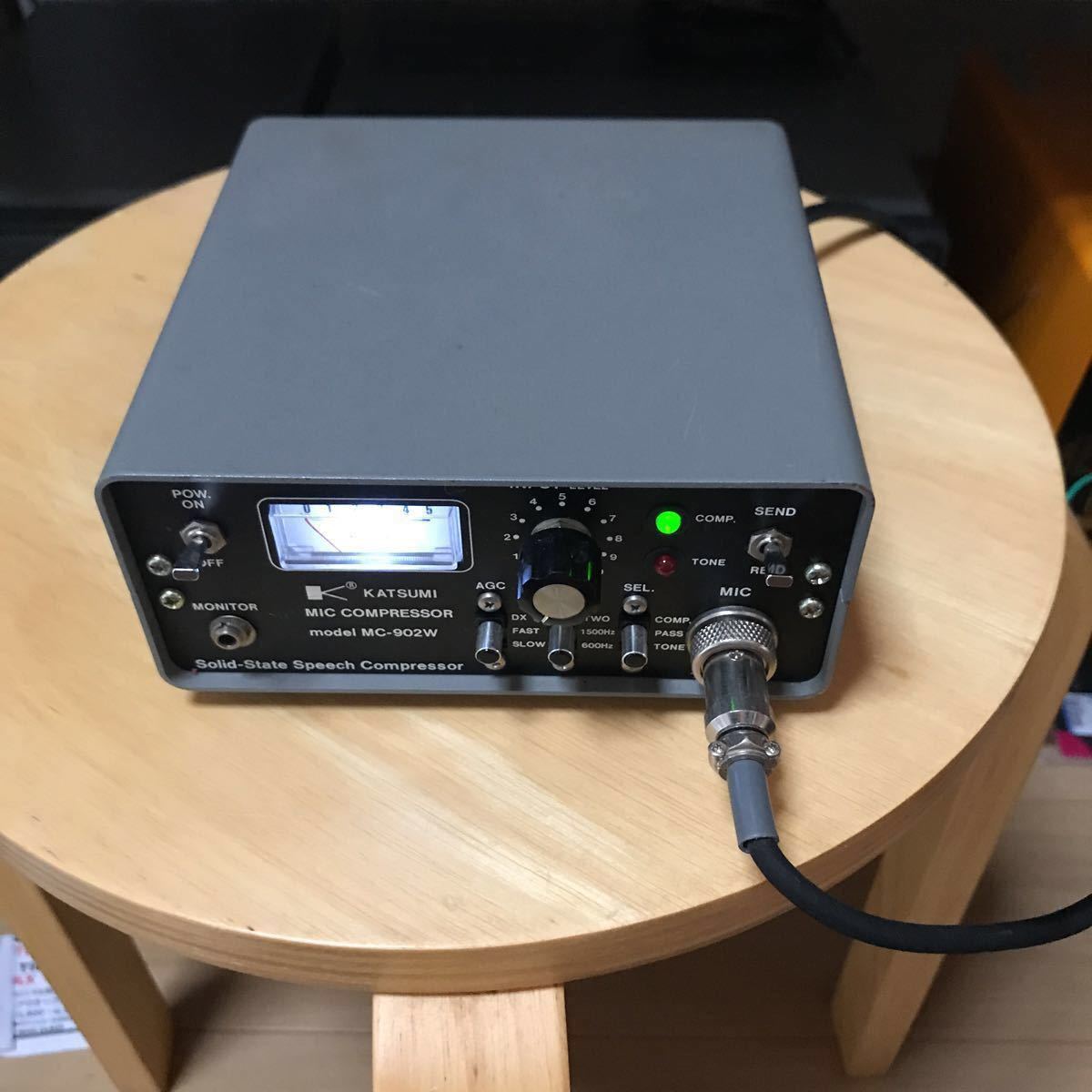 KATSUMI MIC COMPRESSOR MC-902W 本体 KATSUMI MIC COMPRESSOR MC-902W KATSUMI MC-902 カツミ電機⁄KATSUMI