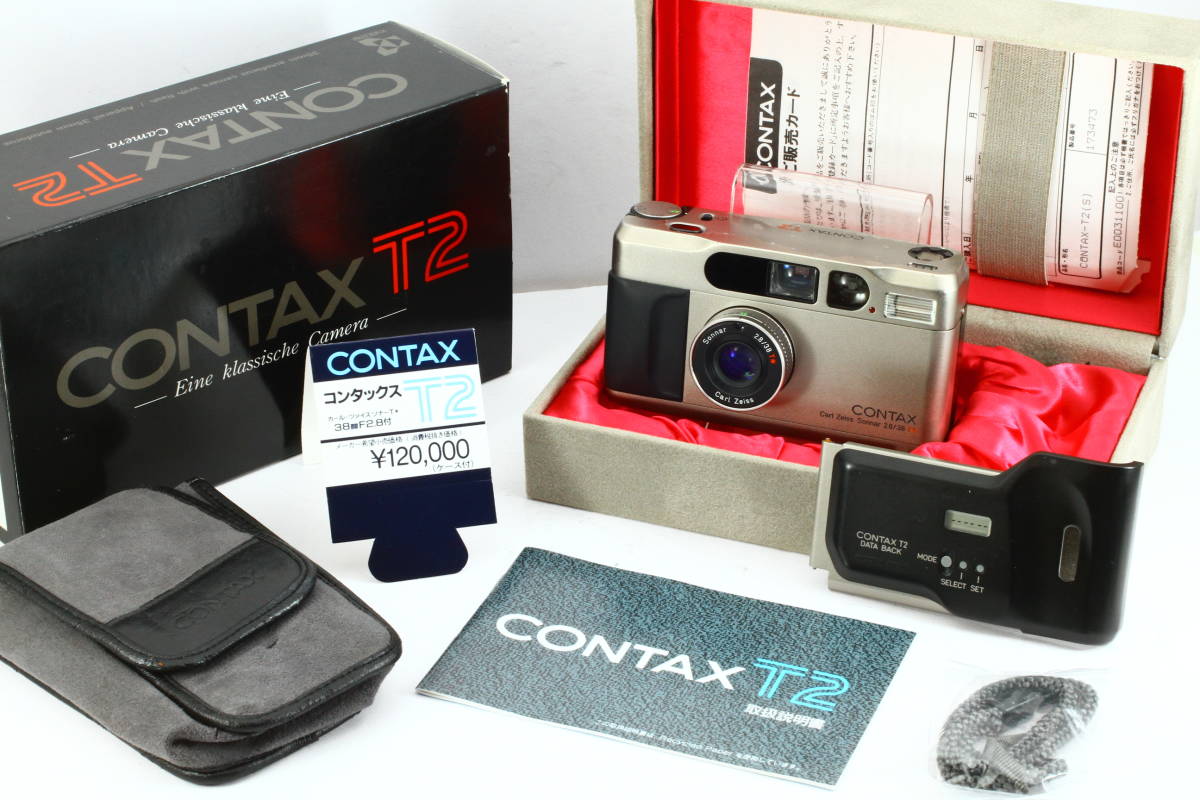 人気，爆買い コンタックス CONTAX T2 DATA BACK データバック・付属品