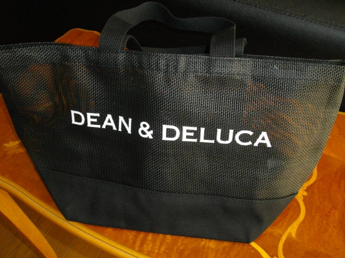 DEAN&DELUCA メッシュトートバッグ S ブラック 1個 ディーン 