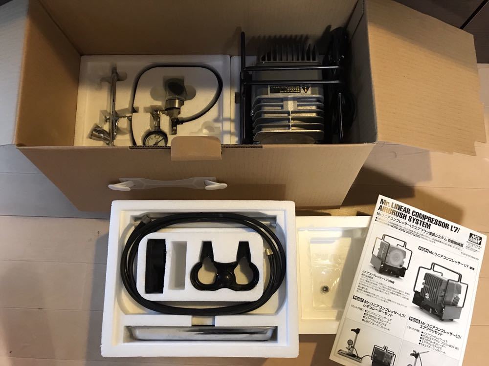 Mr hobby リニアコンプレッサー L7 エアブラシ塗装システム セット