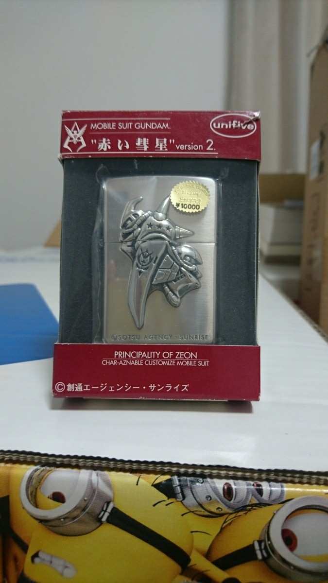 新品，正規品 Zippo 赤い彗星 バージョン2(アニメーション、ヒーロー)｜売買されたオークション情報、yahooの商品情報をアーカイブ公開 - オークファン Zippo