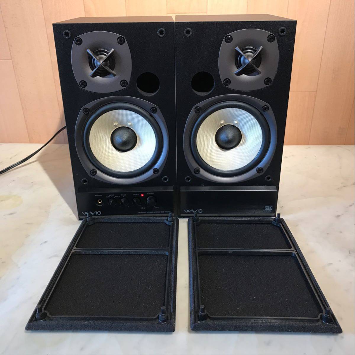 V49☆ ONKYO オンキヨー パワードスピーカーシステム GX-100HD ペア