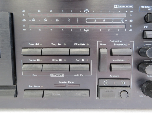 ジャンク Nakamichi カセットデッキ ZX-7 ステレオ オーディオ