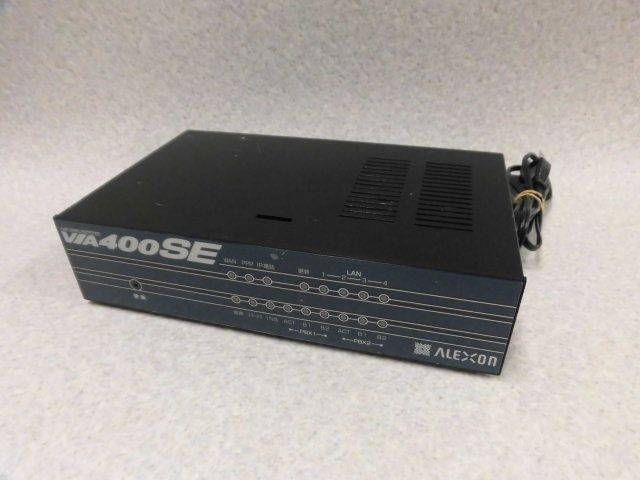 保証有・ZF1☆16622☆VIA400SE ALEXON アレクソン IP電話アダプタ 領収