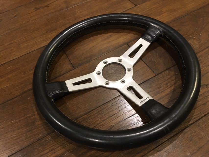 当時物 アバルトステアリング 中古 イタリア 旧車 ABARTH さそり