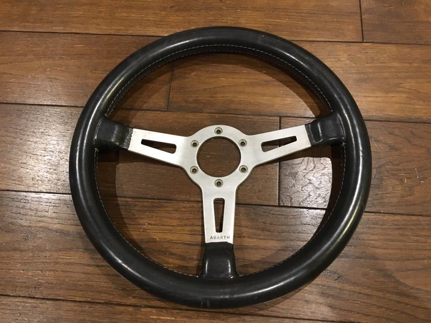 当時物 アバルトステアリング 中古 イタリア 旧車 ABARTH さそり