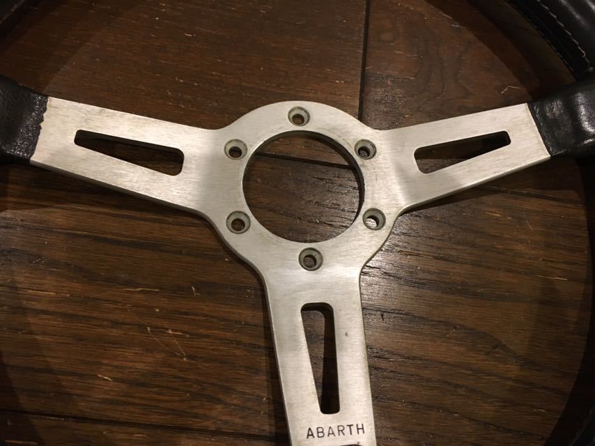 当時物 アバルトステアリング 中古 イタリア 旧車 ABARTH さそり