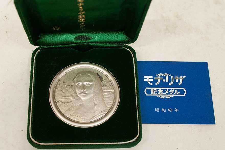 モナリザ 記念メダル 昭和49年 - 純銀製 0 102g Yahoo!オークション