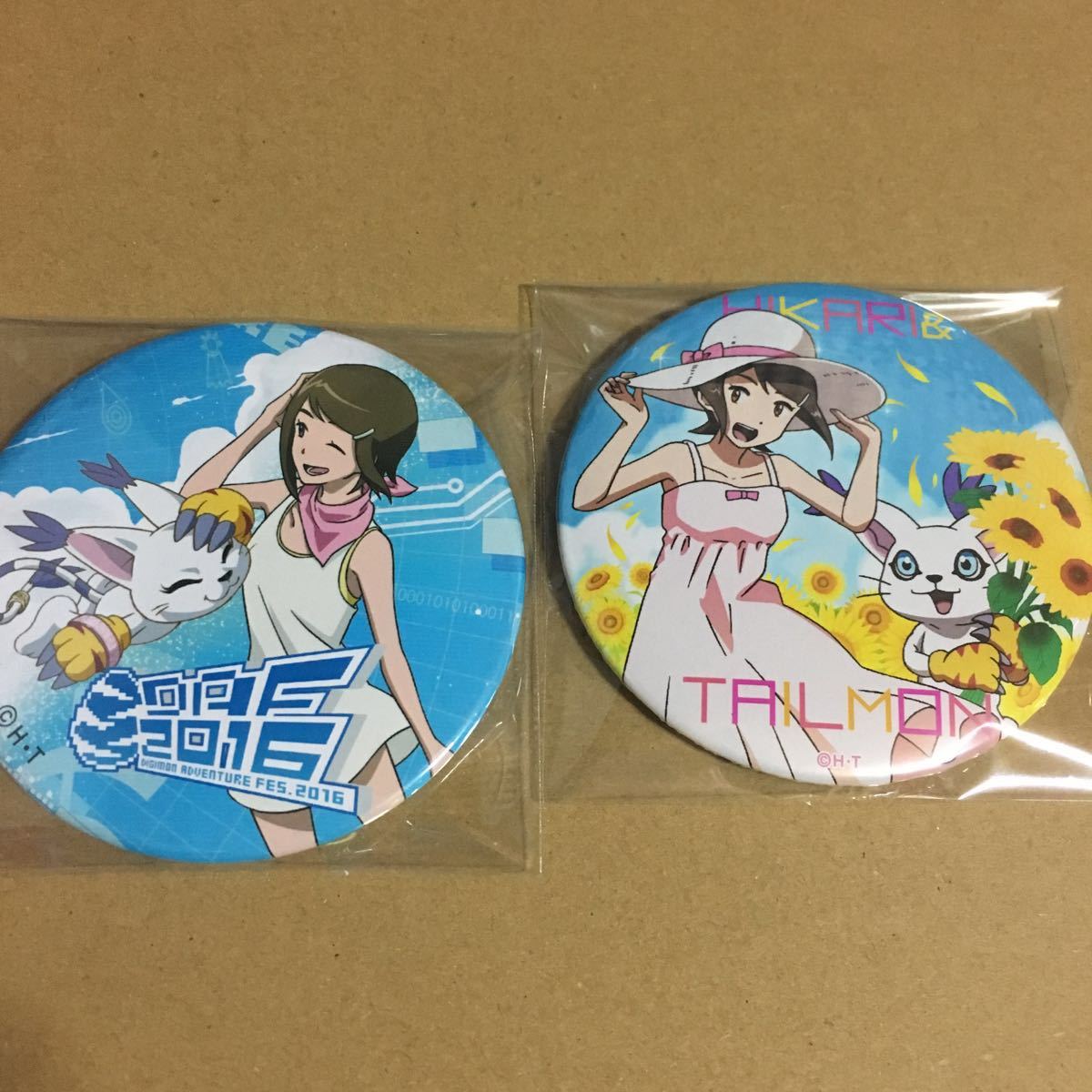 八神ヒカリ デジフェス2016 デジフェス2017 缶バッジ