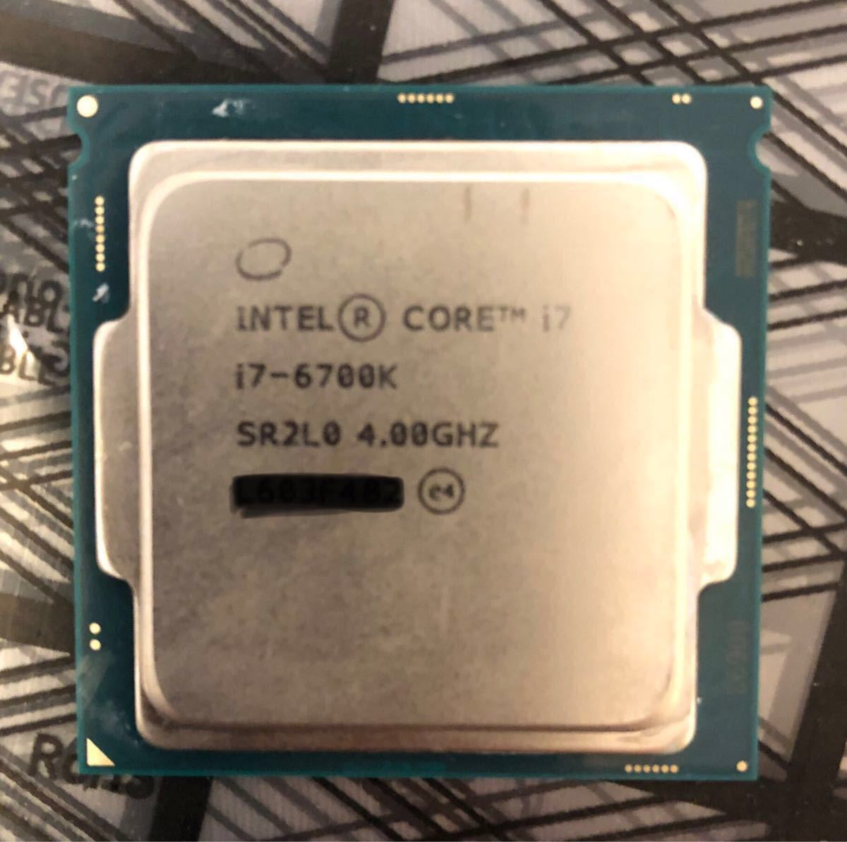 Intel CPU　CORE i7-6700k SR2L0 4.00GHz