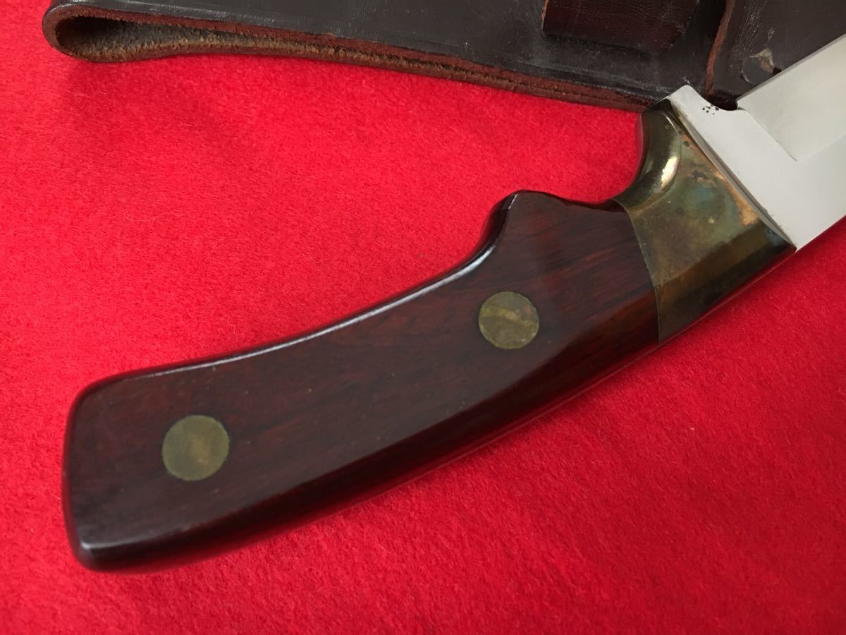 K M，V， HUNTING KNIFE KMV ハンティングナイフ JAPAN 中古品 KNIFE 