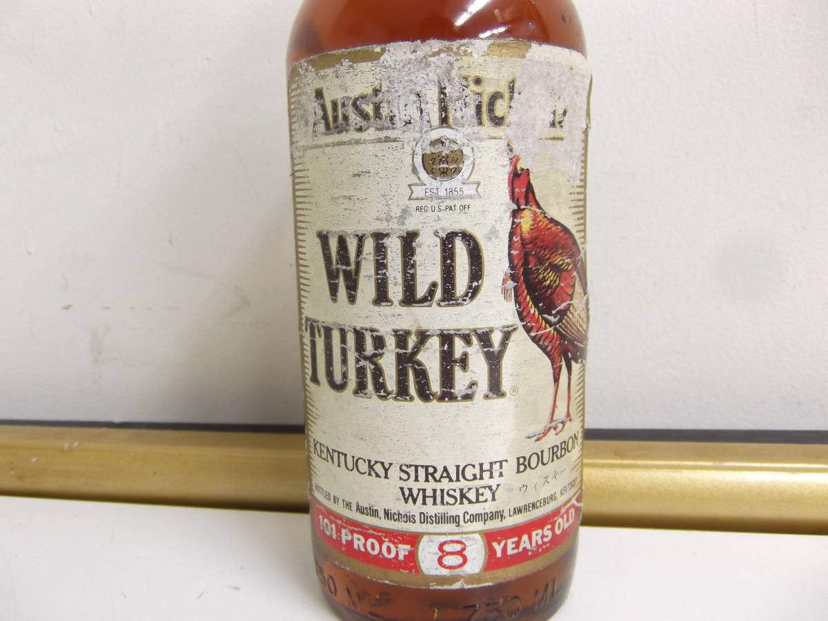 8年 TURKEY WILD ワイルドターキー 旧ボトル オールドボトル Wild 