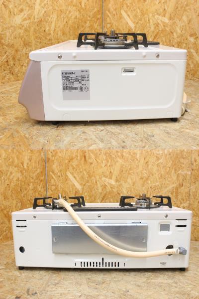 FWC10066 リンナイ Rinnai グリル付きガステーブル RTS61AWKR-L Siセンサーコンロ ガスコンロ 都市ガス 中古