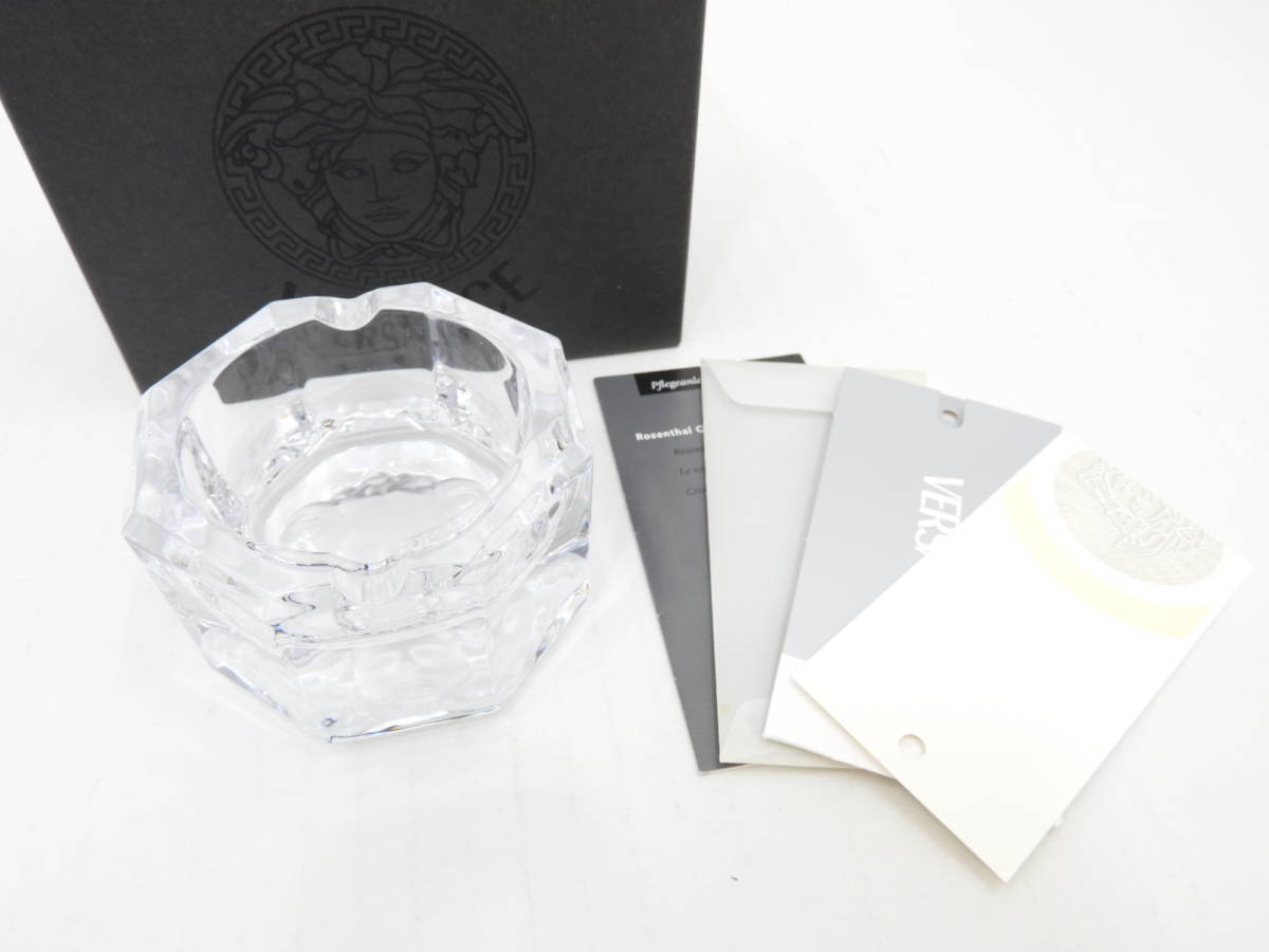 169A228] ヴェルサーチ メデューサ 灰皿 GIANI VERSACE MEDUSA CRYSTAL