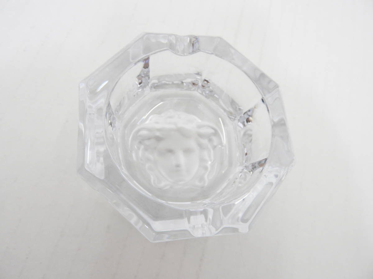 169A228] ヴェルサーチ メデューサ 灰皿 GIANI VERSACE MEDUSA CRYSTAL