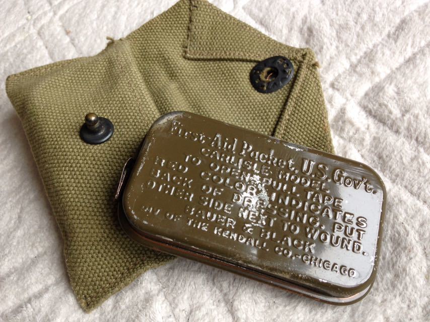 WW2 米軍 ファーストエイドポーチ&キット デッドストック 1942年 美品