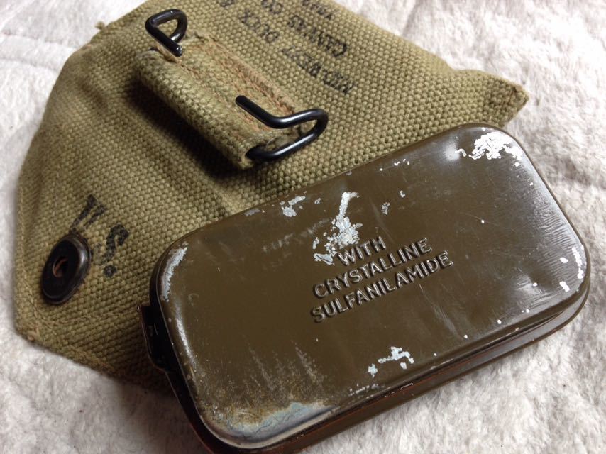 WW2 米軍 ファーストエイドポーチ&キット デッドストック 1942年 美品 程度良好 US ARMY WWⅡ アメリカ軍 