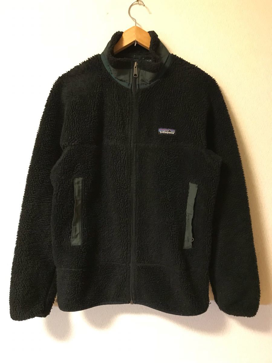 90s patagonia 初期モデル レトロX フリース ジャケット S ブラック 黒 