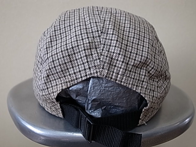 ☆ 初期 SUPREME シュプリーム Houndstooth Camp Cap 千鳥格子