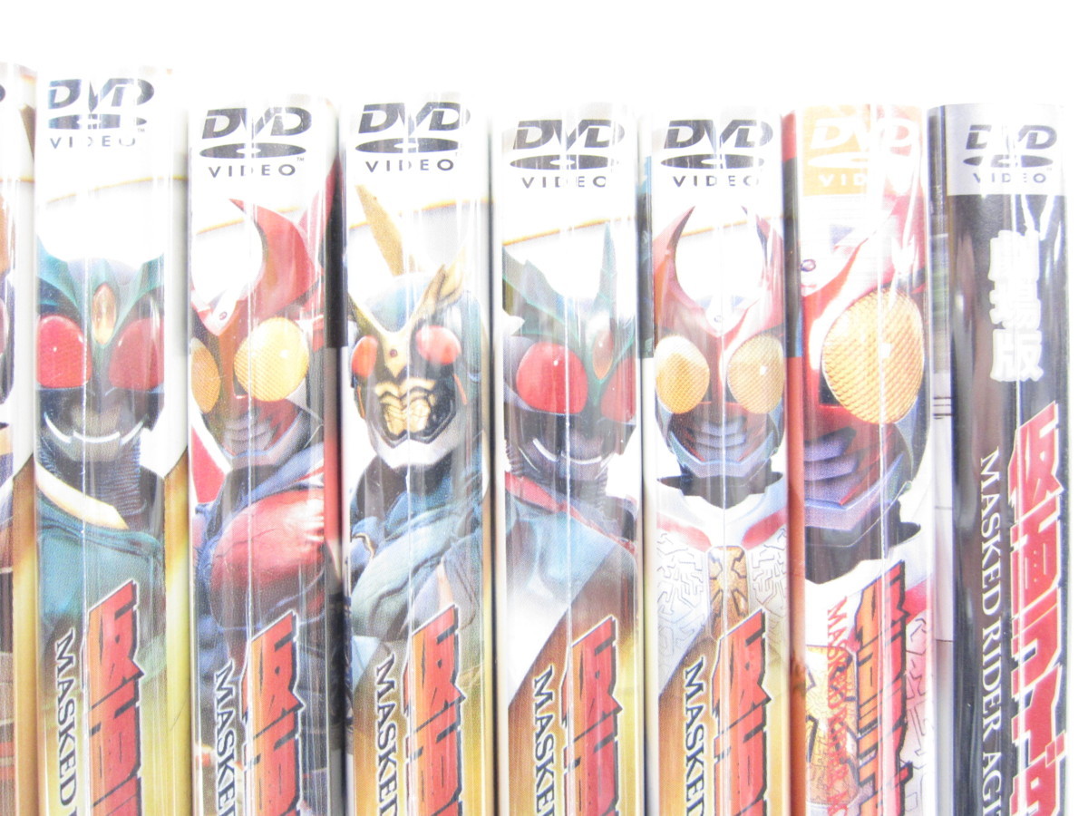 新着 仮面ライダーアギト 全12巻+スペシャル+劇場版 DVDセット #UV973
