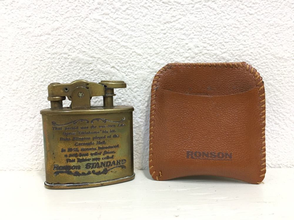 RONSON ロンソン スタンダード オイルライター USモデル 1943 ケース付(ロンソン)｜売買されたオークション情報、yahooの商品 ...