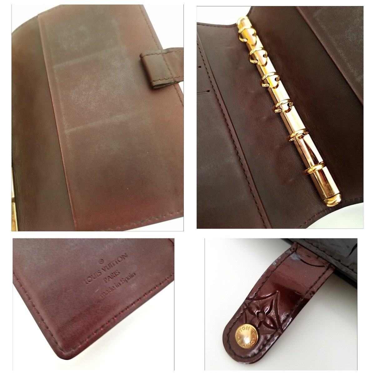 S0931○ルイヴィトン LOUIS VUITTON ヴェルニ アジェンダPM 手帳カバー