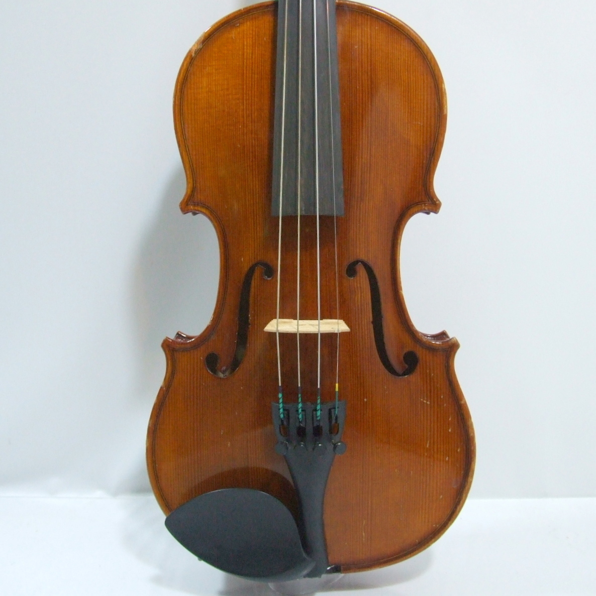 メンテ済 激虎木 良音 美品 ノーラベル 1/2 上級バイオリン バイオリン