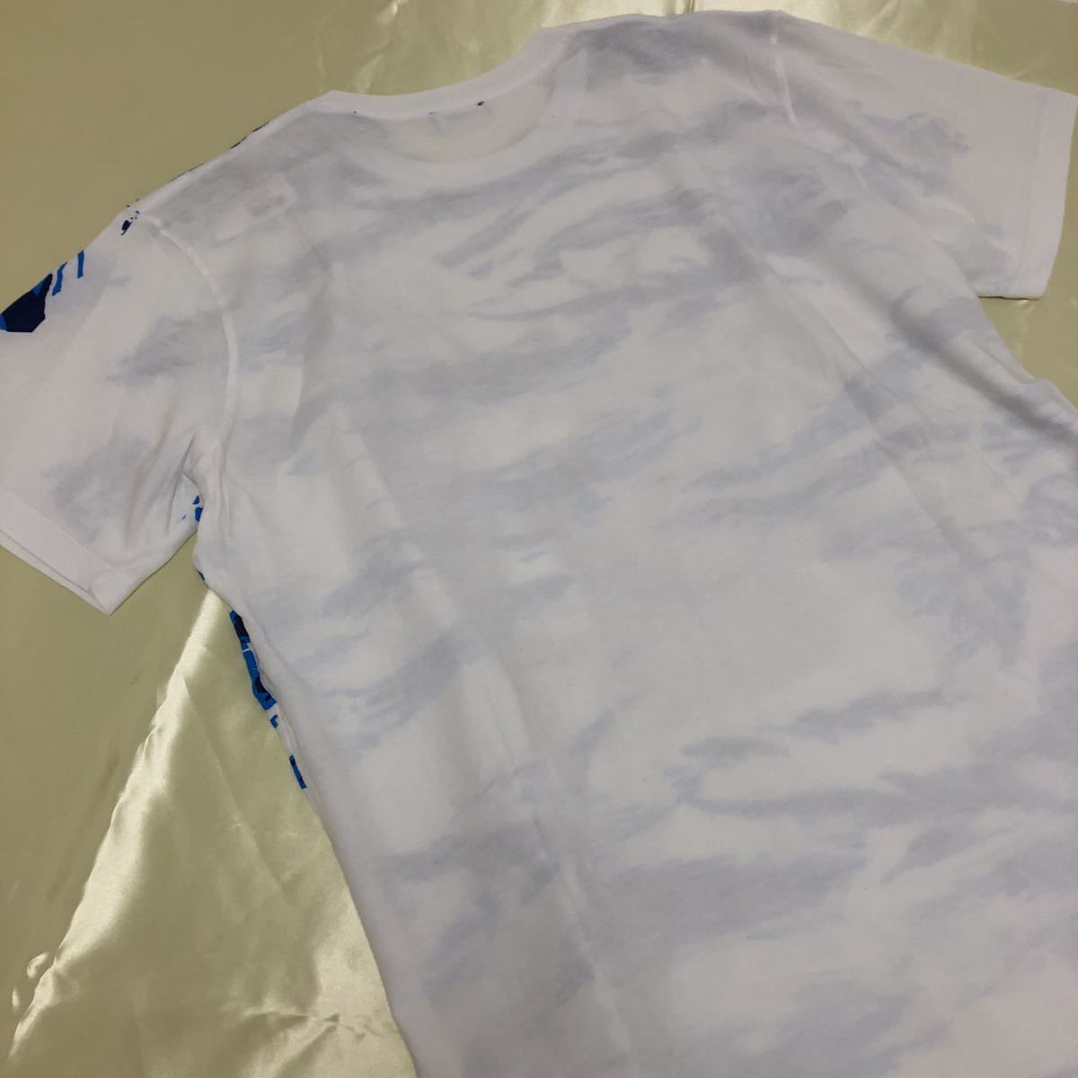 【定番人気，安い】 1円スタート【新品NEW/訳アリ】ディーゼル DIESEL デザインプリント メンズ 半袖 Tシャツ sizeL ホワイト