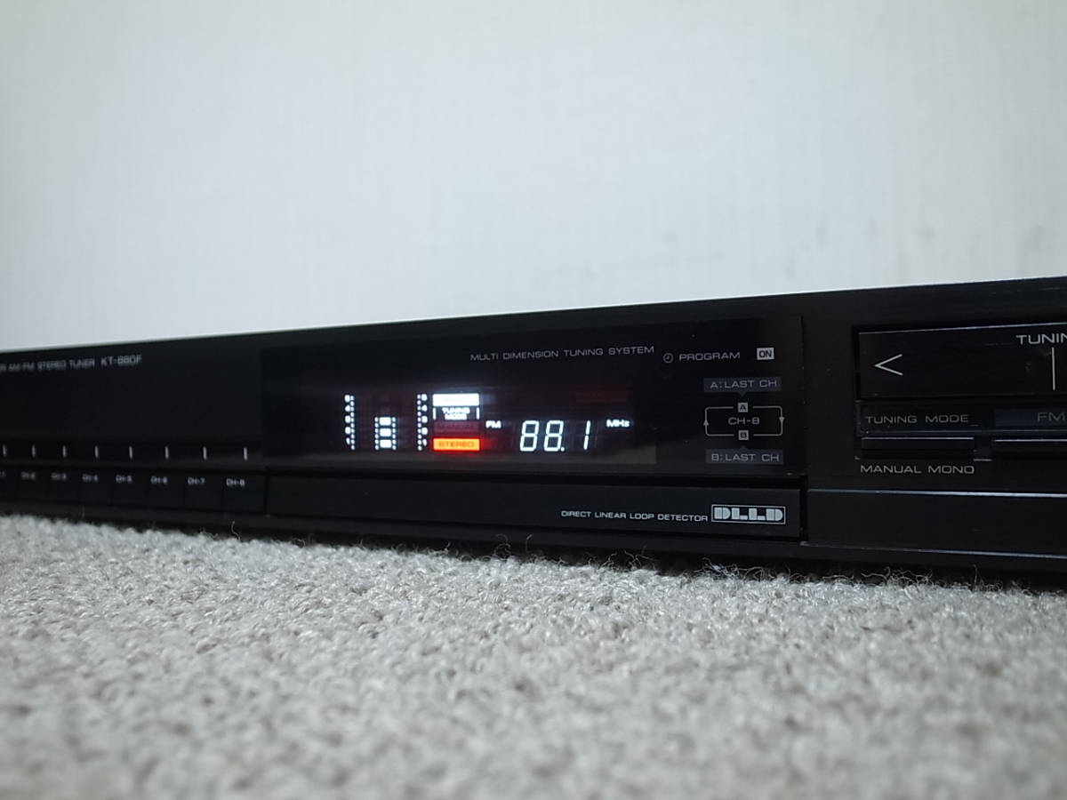KENWOOD KT-880F B級オーディオ・ファン Engine HiFi | Manual Tuner 