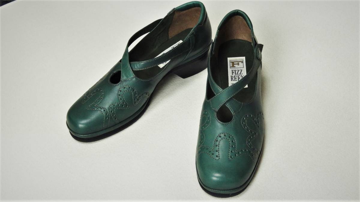 【人気定番，本物保証】 FIZZ REEN フィズリーン 品格あるデザイン 上質な仕立て 高級モデル 日本製(グリーン系)｜売買されたオークション情報、yahooの商品情報をアーカイブ公開 - オークファン グリーン系