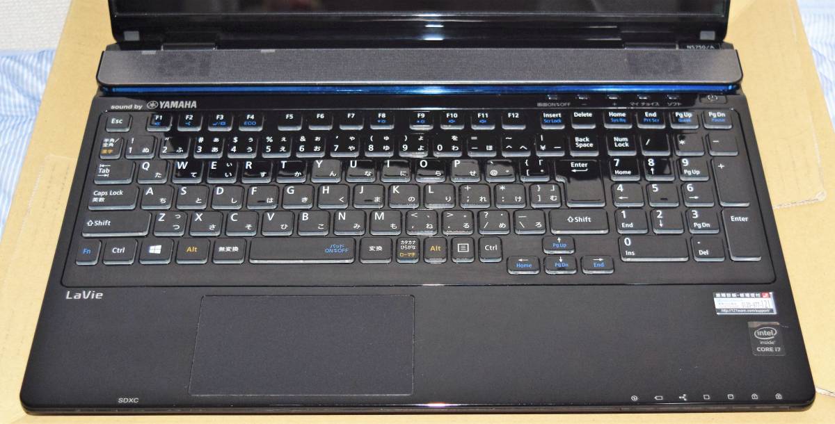 NEC LaVie - PC-NS750AAW 日本電気 NS750⁄A Core i7 5500U メモリ8GB