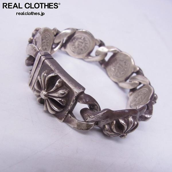 CHROME HEARTS/クロムハーツ クロスリンクブレスレット 5リンク /000 