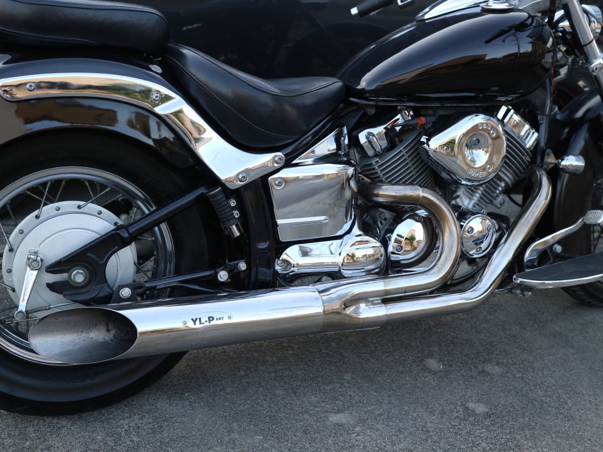 セール，低価 YAMAHAヤマハドラッグスター400キャブ車用YL-P ART製マフラー