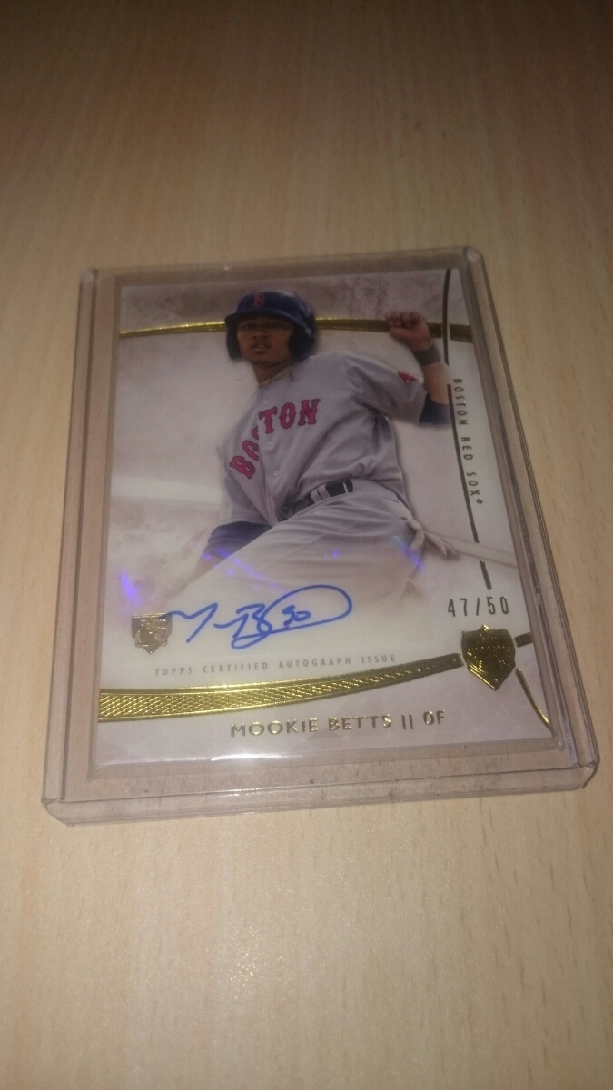 レア Topps Spreme Mookie Betts auto RC /50 MVP?