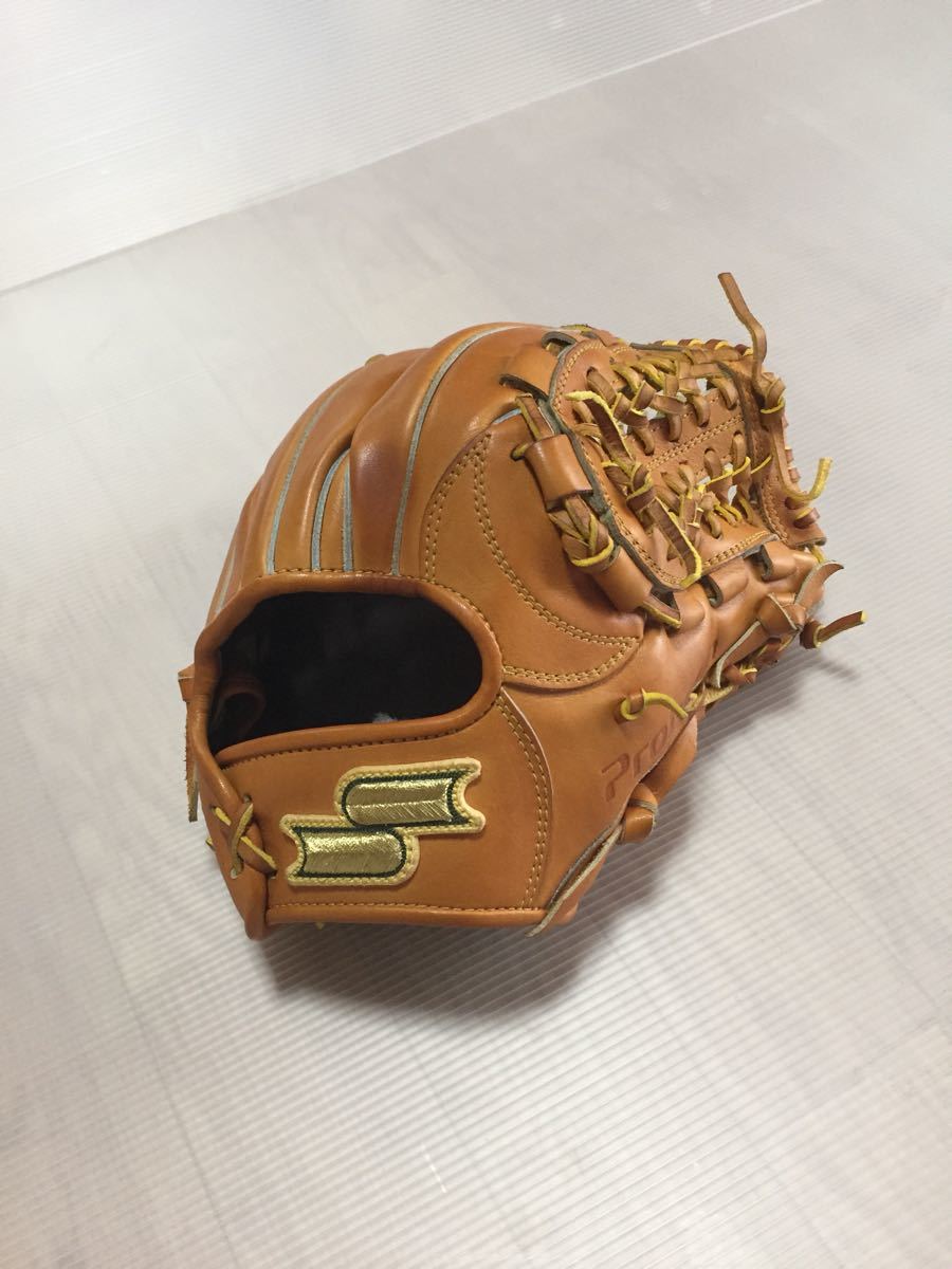 美品 SSK プロブレイン 硬式 内野手 型付け済み ボックス型 セカンド