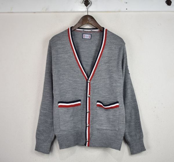 A30181/イタリア製 MONCLER モンクレール メンズ 銀釦カーディガン