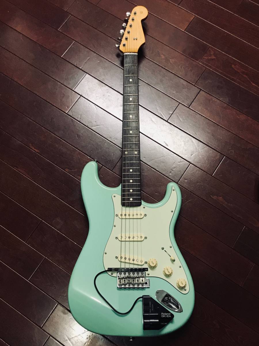 Fender Japan ST-62-70 ストラトキャスター 動作良好 美品 Fender JAPAN ST62-70ストラトキャスター改造品 +Roland GR-09ギター