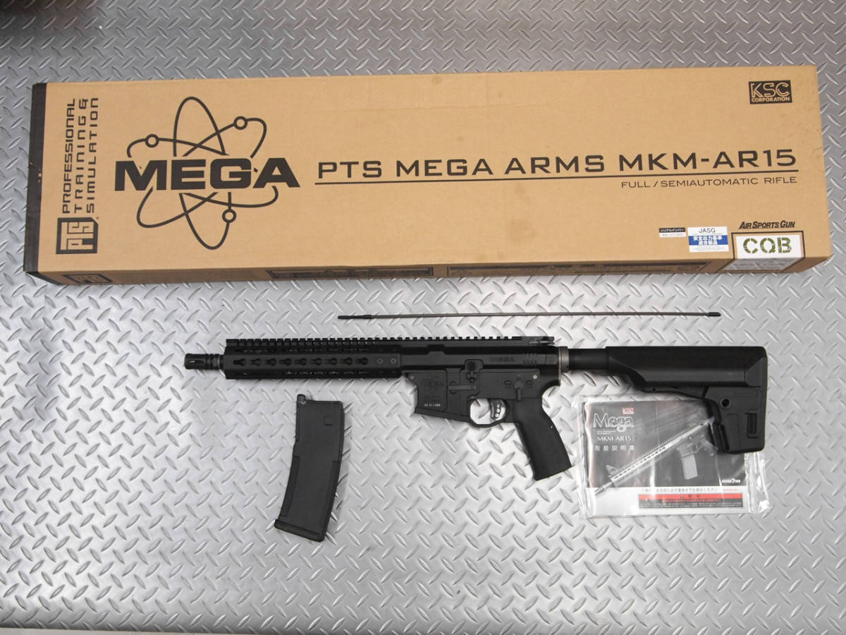 KSC GAS-BLK : Mega MKM CQB ガスブローバック PTS Mega Arms MKM